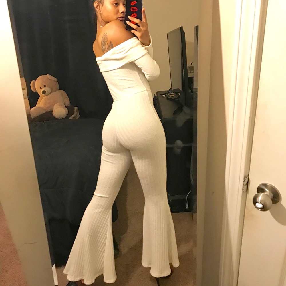 Off white Rubbed body suit